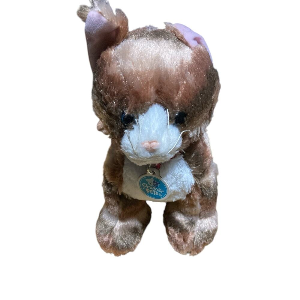 Build-A-Bear 2021 Promise Pet Calico 14" Kitty‎ Cat Plush Stuffed Animal.